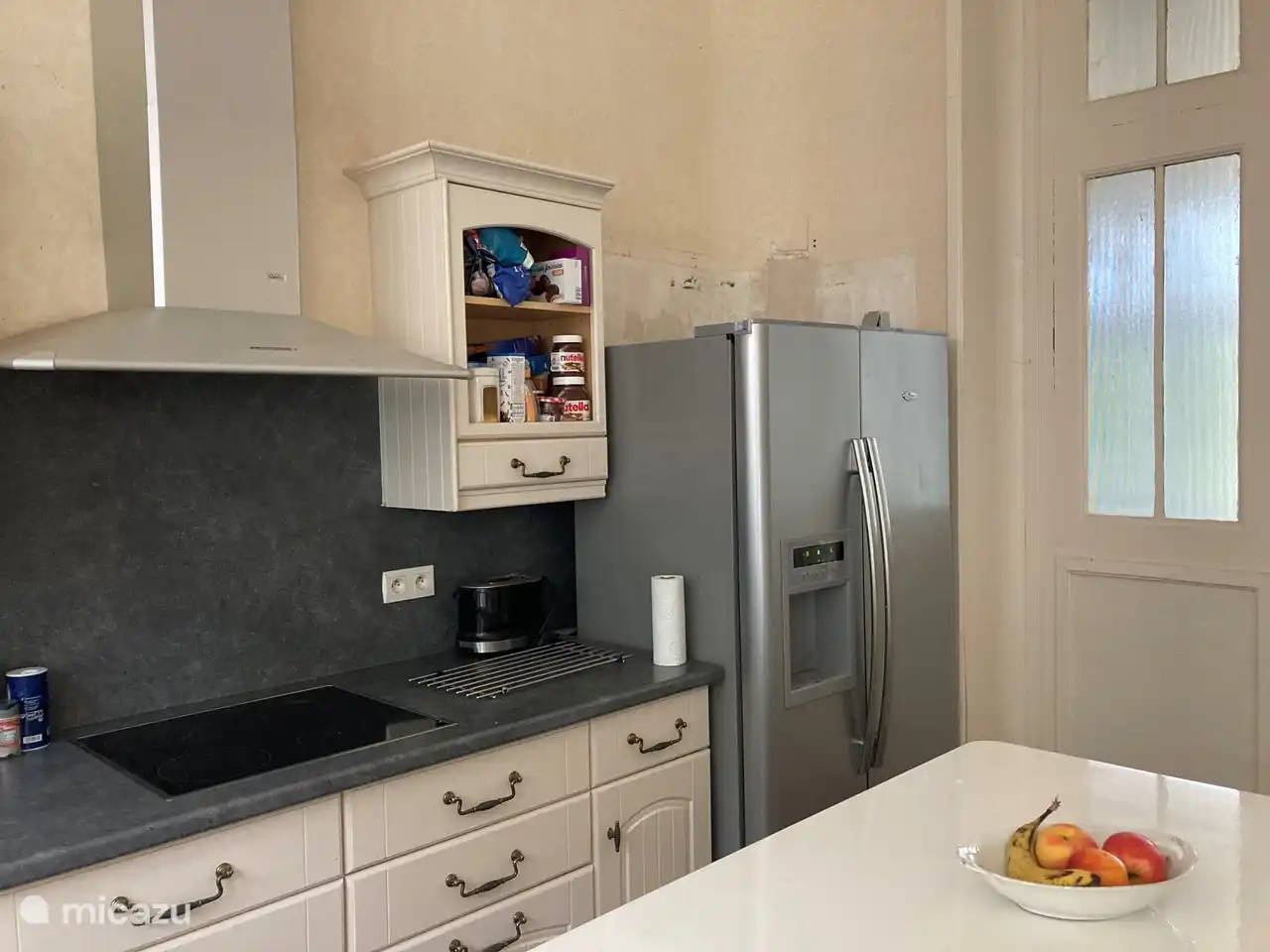 Kitchen with large fridge-freezer