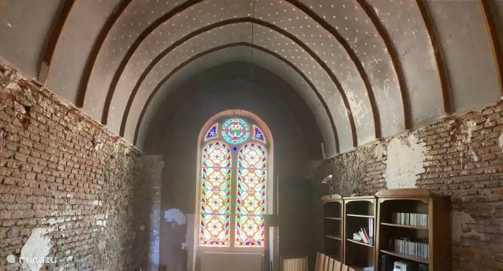 The old chapel, not yet restored