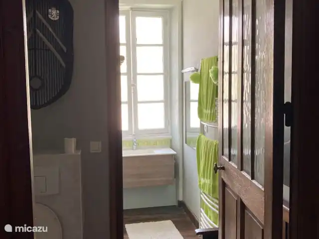 Villa Sainte Marie | France, Allier, Sanssat - maison de vacances La salle de bain à l'étage