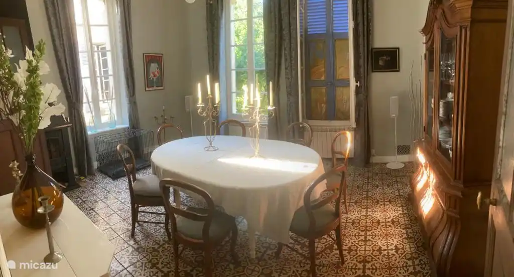 The dining room