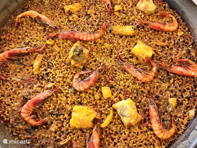 Location de Vacances Espagne, Costa de Valencia, Barx, villa - Villa Las Rocas Manger de la paella au restaurant Puigmola