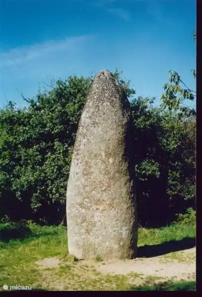 a menhir in the forest of Huelgoat. You can take nice walks here in the former world of King Arthur