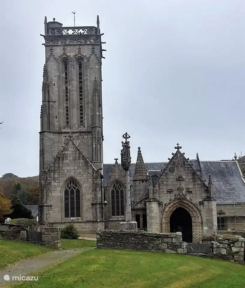 While driving around you will come across many churches and calvaires, sometimes just in the middle of a forest.
