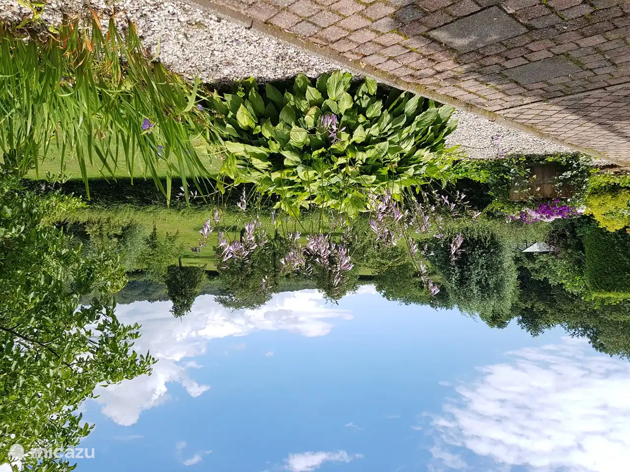 Blick von der privaten Terrasse nach links...