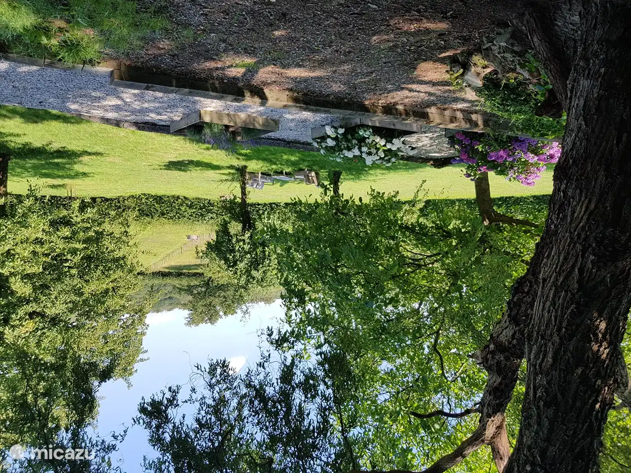 Loungebereich in unserem Obstgarten.