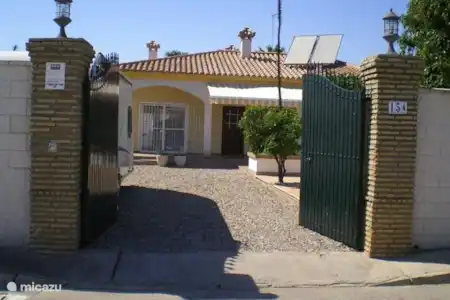 Vakantiehuis Spanje, Costa de la Luz, Sanlucar de Barrameda chalet Madre I Poort