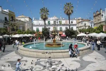 Vakantiehuis Spanje, Costa de la Luz, Sanlucar de Barrameda chalet Madre I Plaza del Cabildo