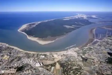 Vakantiehuis Spanje, Costa de la Luz, Sanlucar de Barrameda chalet Madre I Luchtfoto