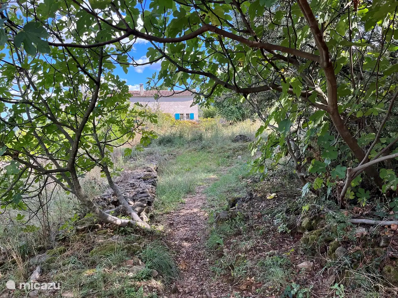 Blick vom Four Seasons-Haus auf das Mas Blanc.