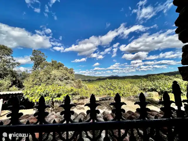 Location de Vacances France, Gard, Molières-sur-Cèze, maison de vacances - Maison 4 saisons pour 6 personnes Salon avec vue : la Maison des Quatre Saisons au Mas Blanc