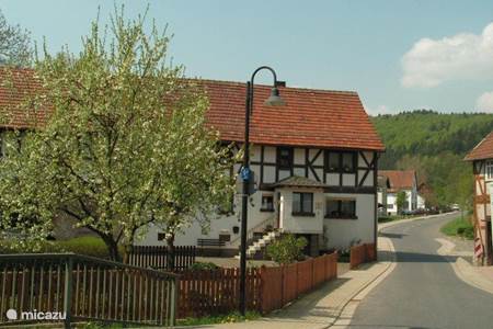 Het dorp Frankenau