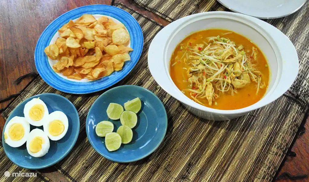 Kadek, Fürsorge für den Koch kann auf Wunsch (gegen Gebühr) Abendessen oder einen Kochkurs.