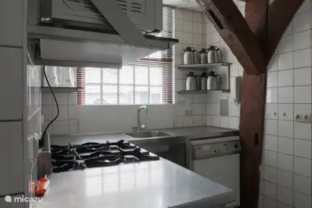 Vakantiehuis Nederland, Drenthe, Orvelte boerderij Borckerhof 2 De keuken