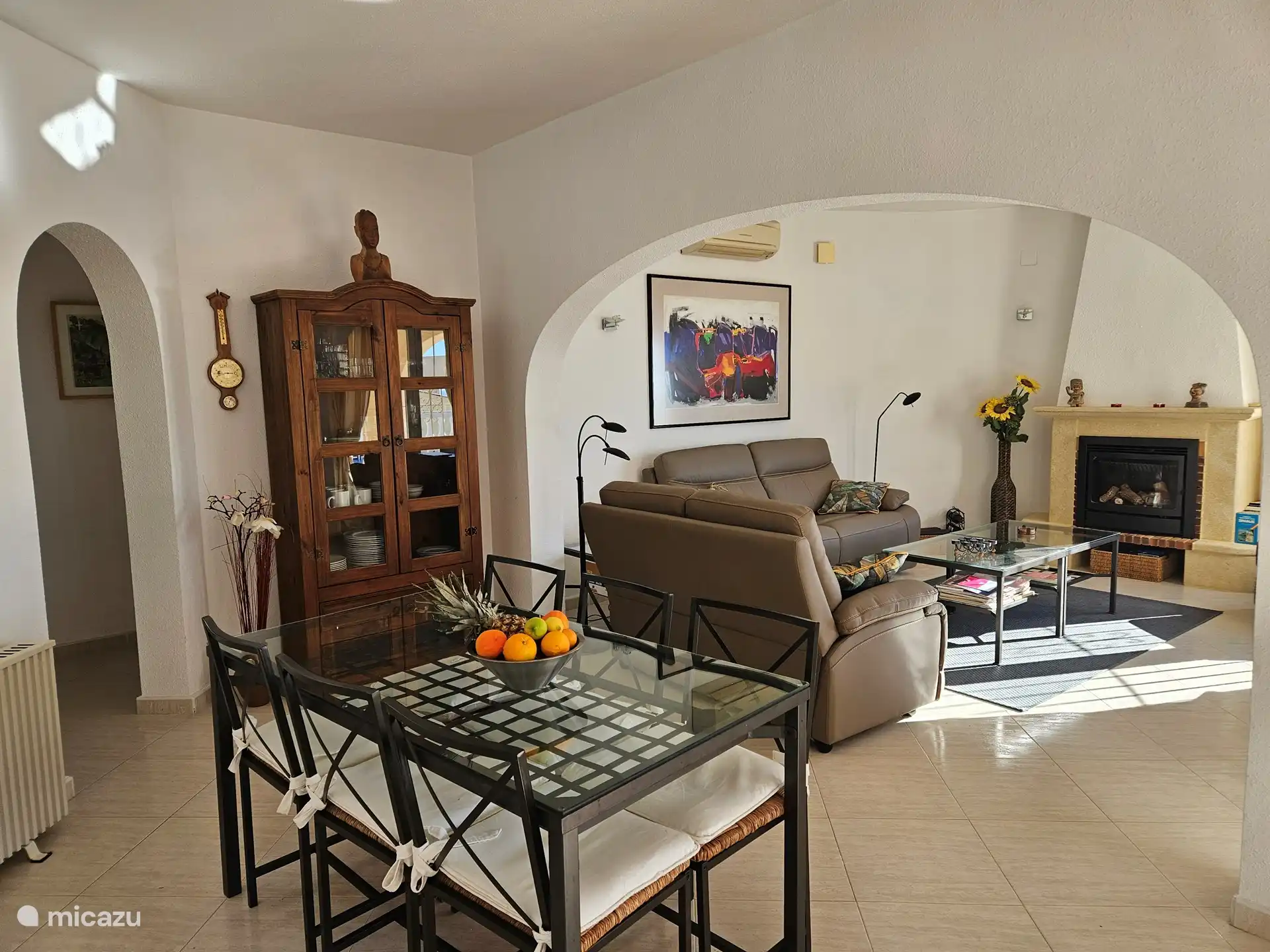 Wohnzimmer während des Tages