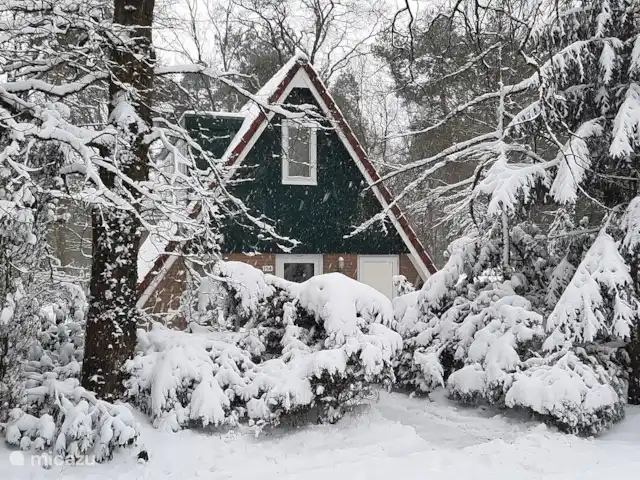 Motif bungalow | Pays-Bas, Gueldre, Harfsen - maison de vacances Maison de merveille d'hiver avant. Aussi en hiver un endroit très agréable.