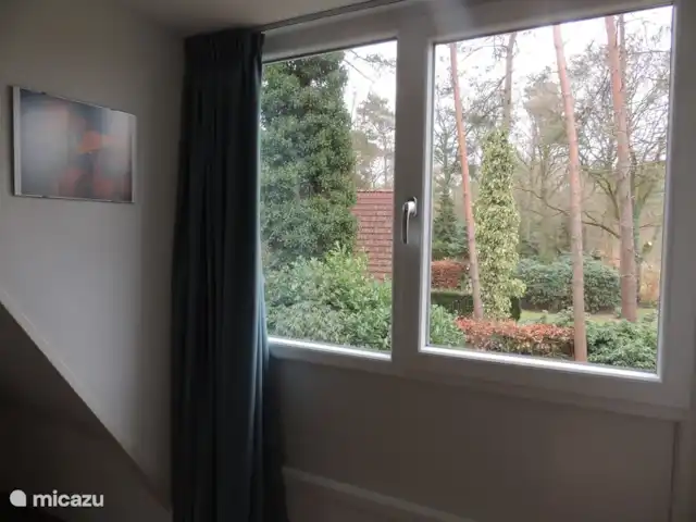 Motif bungalow | Pays-Bas, Gueldre, Harfsen - maison de vacances les toilettes à l'étage avec vue