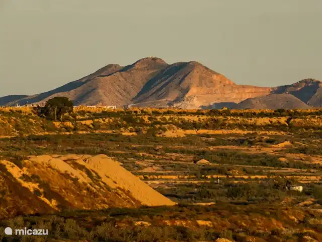 La Tercia Resort Penthouse huren in Spanje, Costa Cálida, La Tercia - penthouse Uitzicht vanaf het dakterras de zon is bijna onder