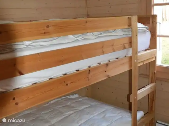 chalet huren in Zwitserland, Wallis, Blatten bei Naters – Chalet Schützhütte Slaapkamer 3: stapelbed