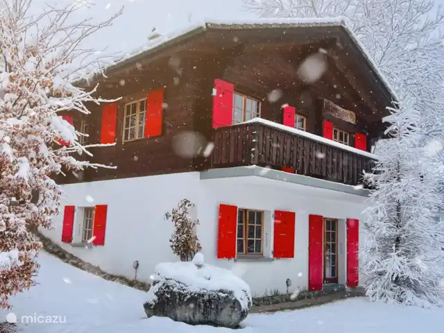 chalet huren in Zwitserland, Wallis, Blatten bei Naters – Chalet Schützhütte Chalet Schützhütte winter