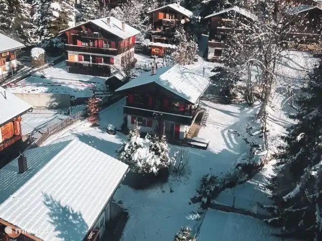 chalet huren in Zwitserland, Wallis, Blatten bei Naters – Chalet Schützhütte Vanuit de eitjes lift
