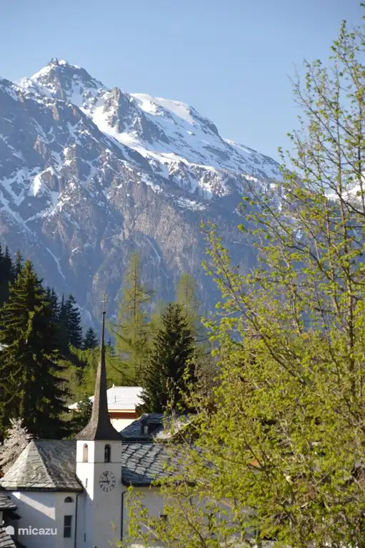 Vue sur le vieux Blatten