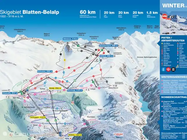 chalet huren in Zwitserland, Wallis, Blatten bei Naters – Chalet Schützhütte Skigebied