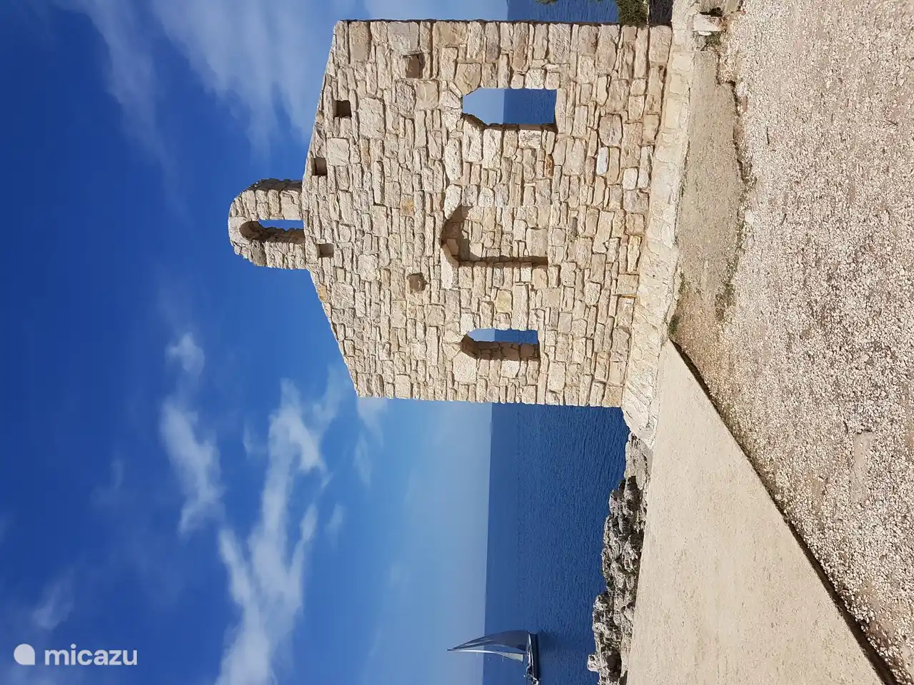 Mirador de la Verudela en la playa