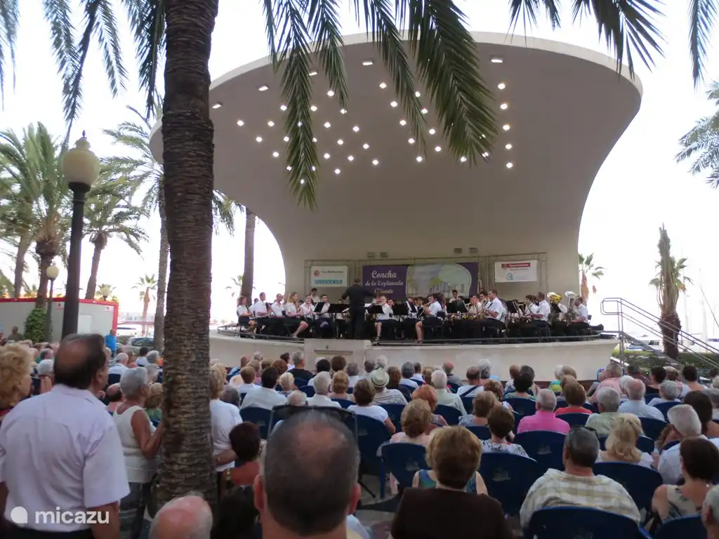 Concert on the promenade in Alicante