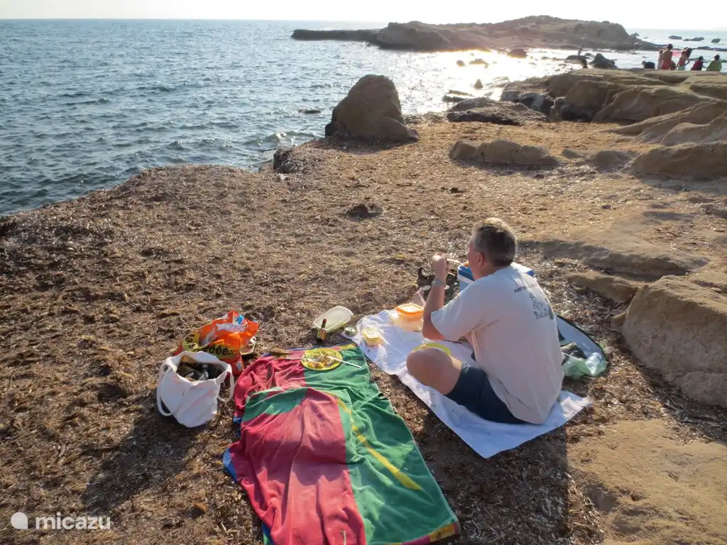 Picnic on the island of Tabarca