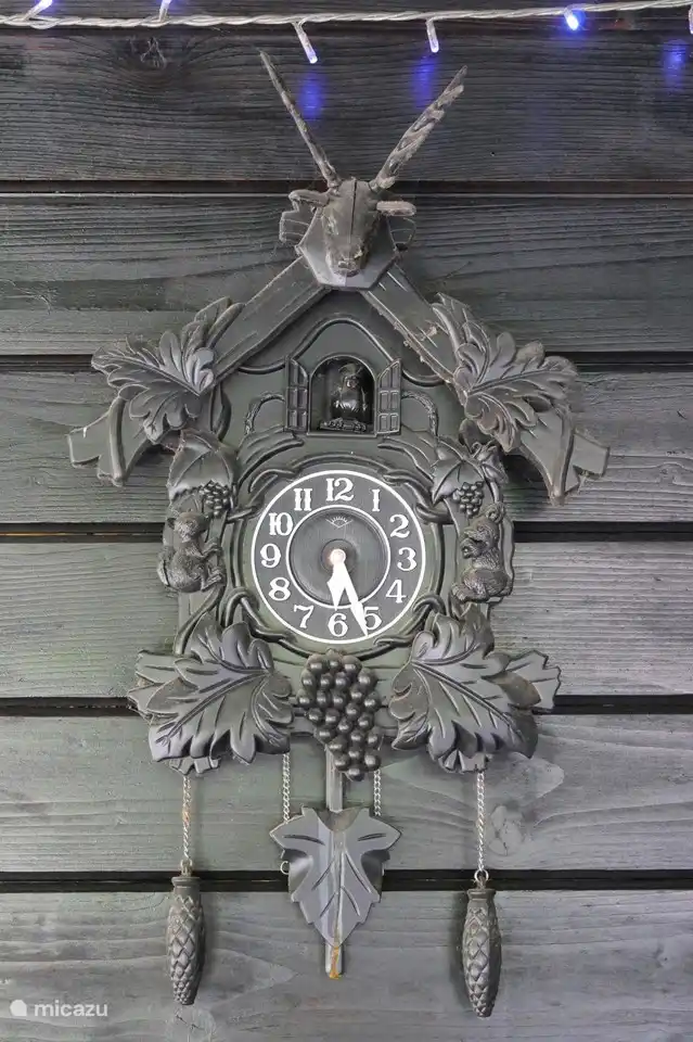 Of course, the clock is not missing.