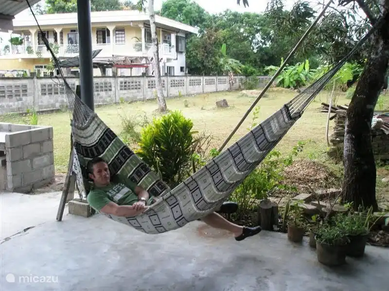 Entspannen in der Hängematte.