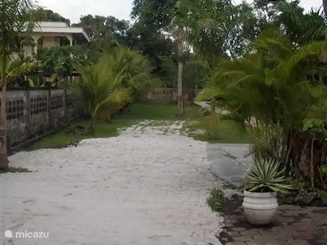 villa en Surinam, Paramaribo, Paramaribo – Oso Noemí Vista de la parte trasera del jardín.