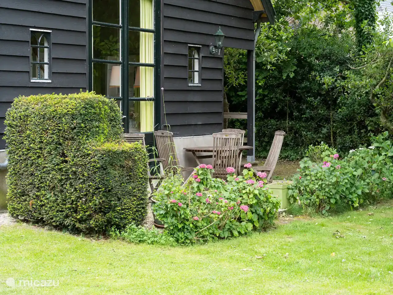 Terrace in front of the Coach House