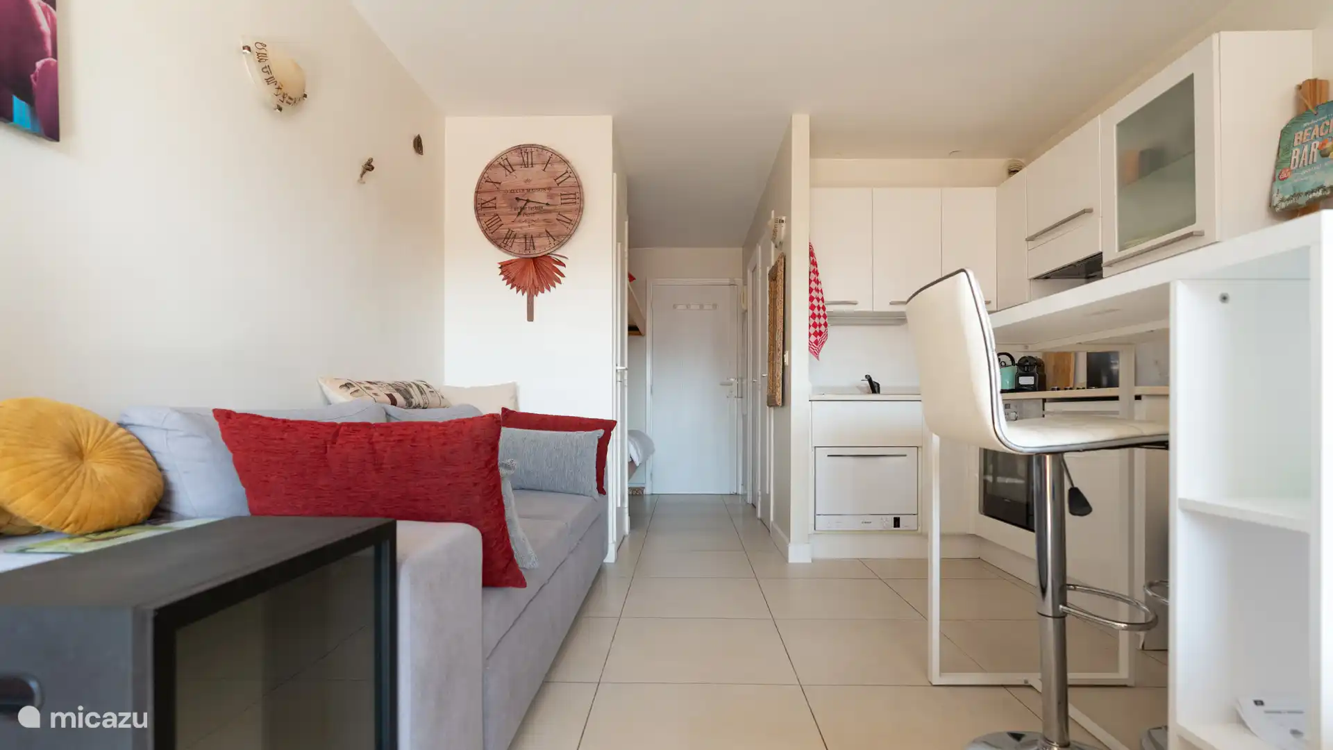 Vista desde la cama/tele área