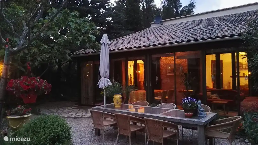 Sit outside at dusk!