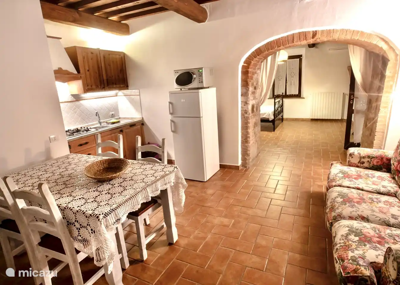 Séjour avec coin cuisine