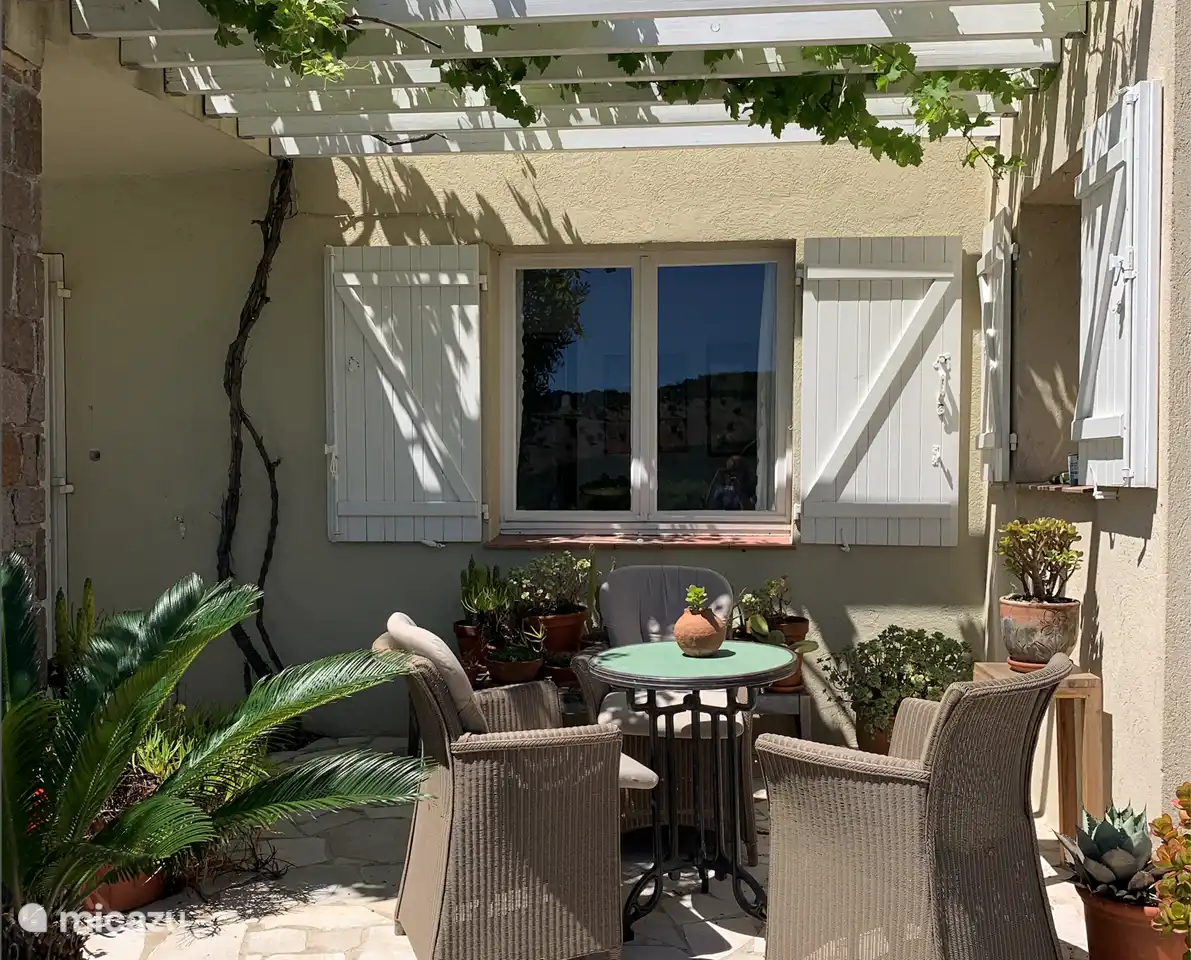 Coin cosy sur la terrasse