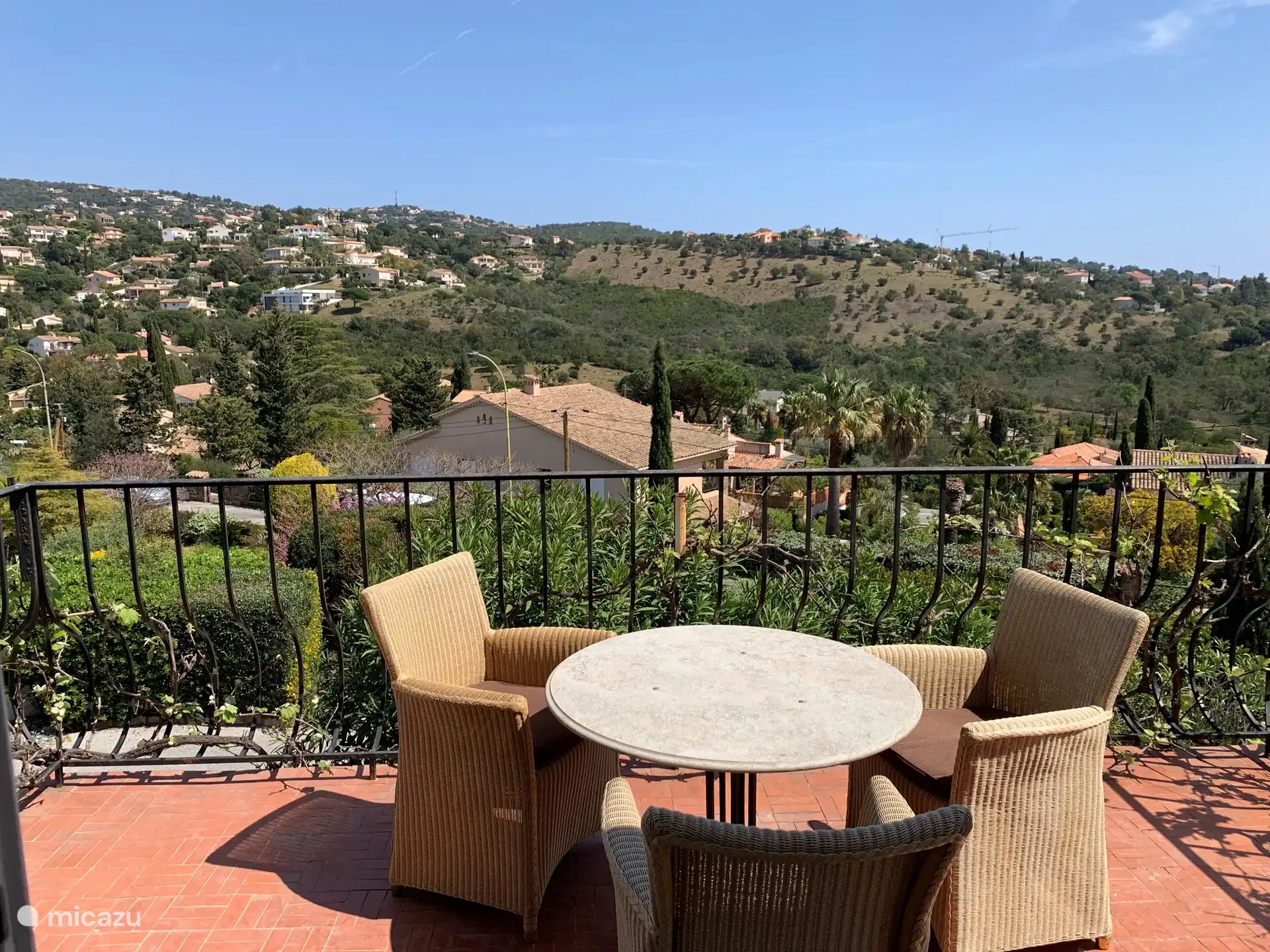 Vue sur la vallée verdoyante