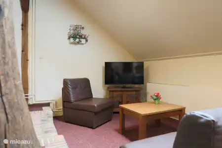 Vakantiehuis Nederland, Drenthe, Orvelte boerderij Borckerhof 3 Televisie hoek