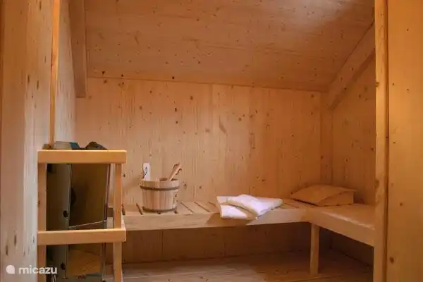 ¡Disfruta de la sauna después de un día en la nieve!