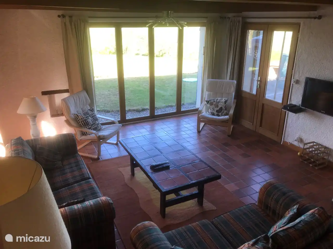 Coin salon confortable avec vue fantastique