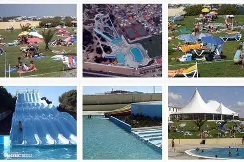 Sportágua in Peniche, openlucht zwembad dat geopend is in de zomermaanden  binnen 5 minuten rijden.