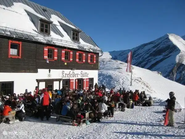 El Krefelder Hütte, un maravilloso lugar para almorzar en el Kitzsteinhorn