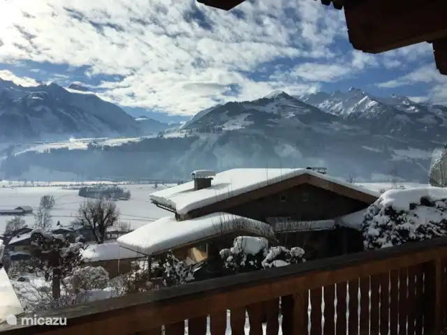 Va et Vient Zell am See/Kaprun en Austria, Salzburgo, Kaprun - chalet Invierno 2019 visto desde nuestra terraza.