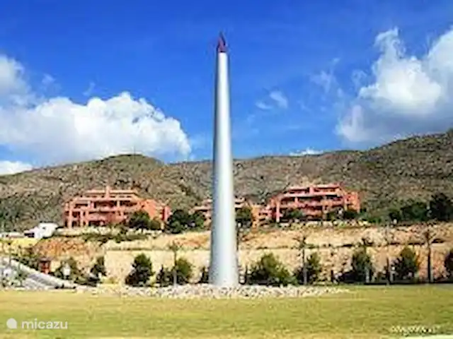 Casa Soleada | Espagne, Costa Blanca, Finestrat - maison de vacances Entrée du rond-point Sierra Cortina.