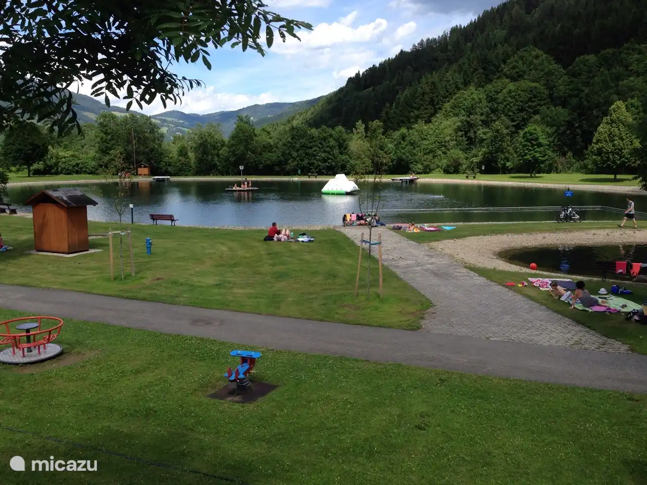 Badesee near Stadl (20 km from St. Peter am Kammersberg.it is an artificial lake with facilities