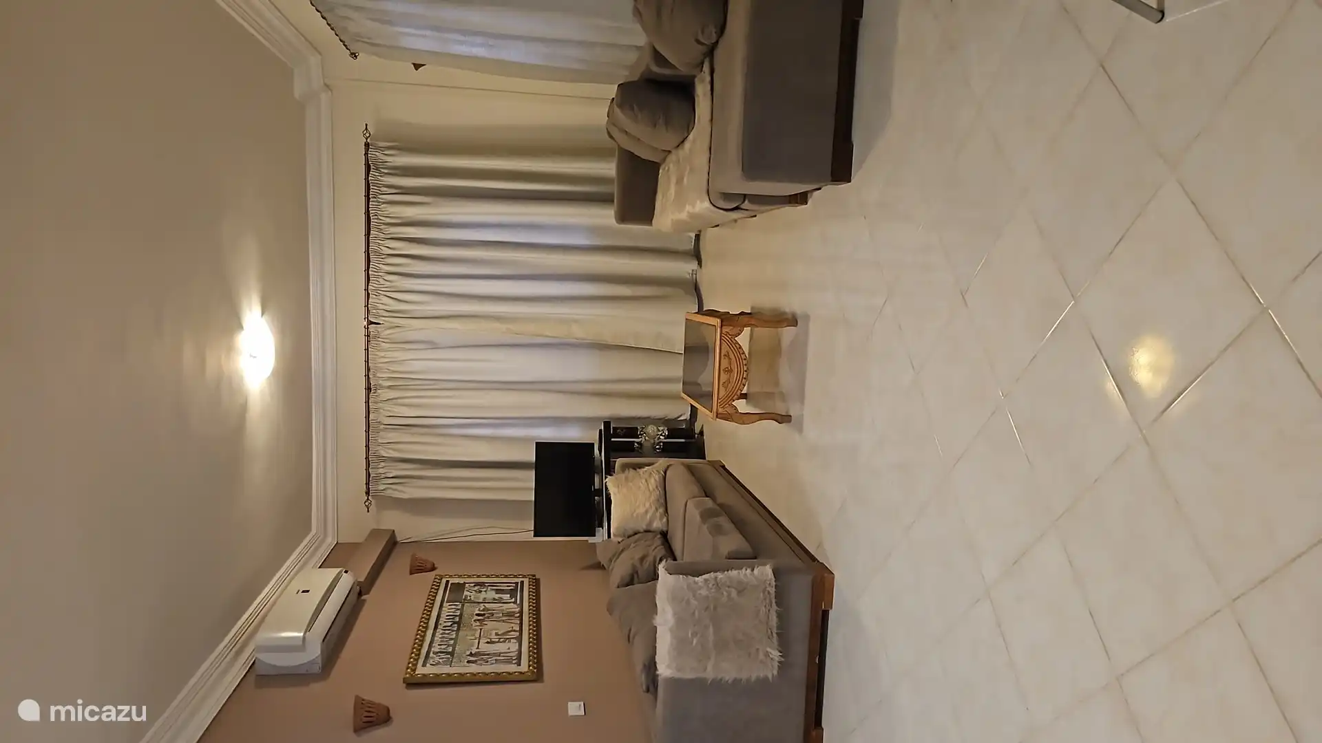 Living room of the upstairs apartment