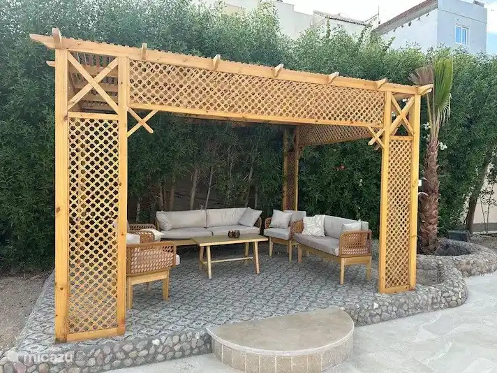 Pergola by the pool