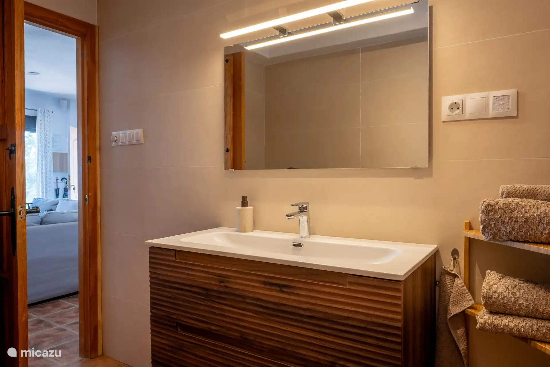Luxe central badkamer
