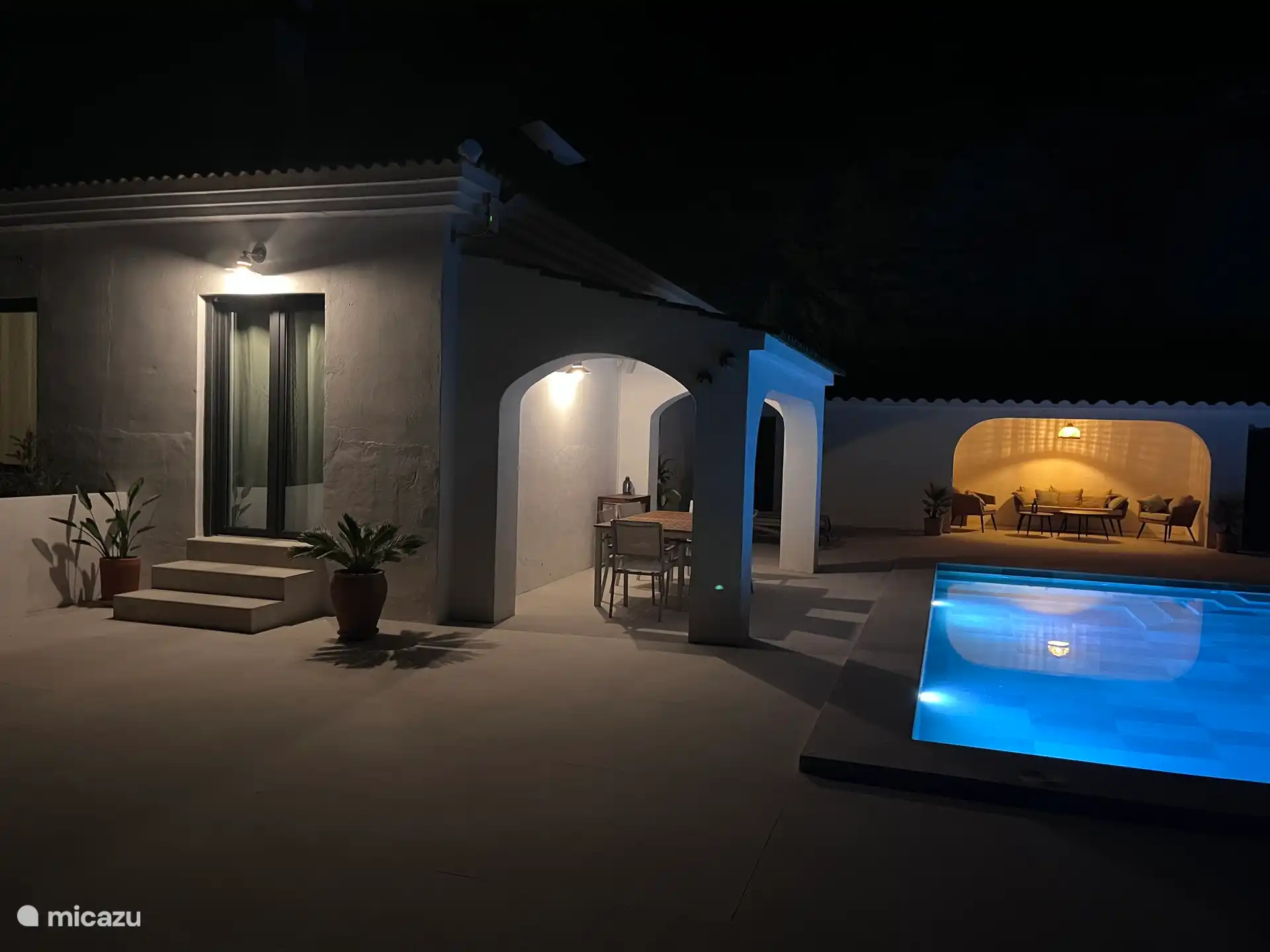 Gezellig terras voor de zwoele avonden